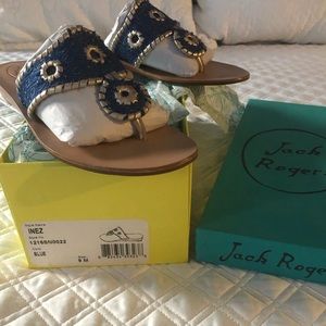 BNWT blue size 9 Jack Rogers